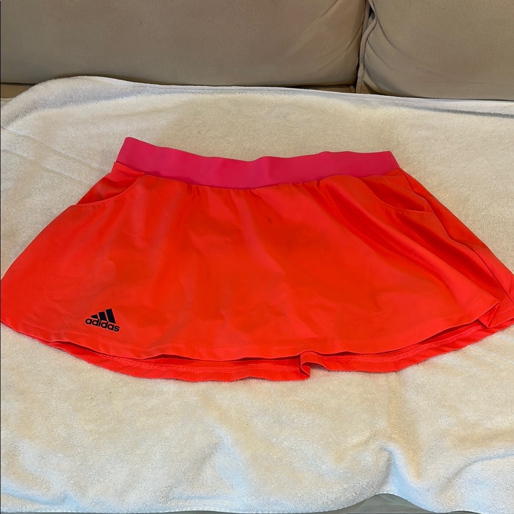 Adidas Climalite Orange and Pink Skirt